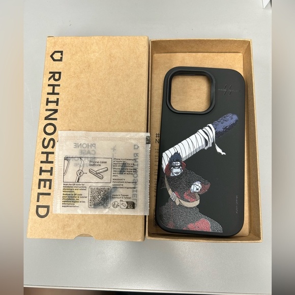 Naruto Rhinoshield black iPhone 16 case, Naruto Shippuden, Kisame, anime - Picture 6 of 9